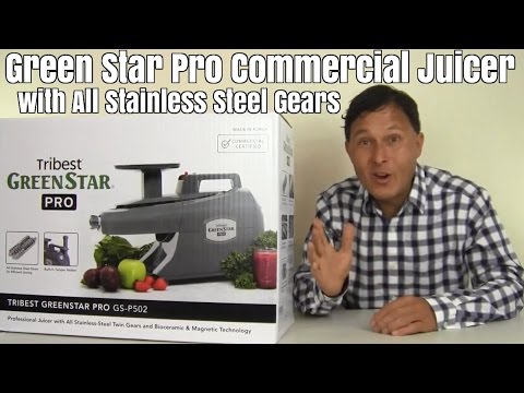 Commercial Twin Gear Juicer