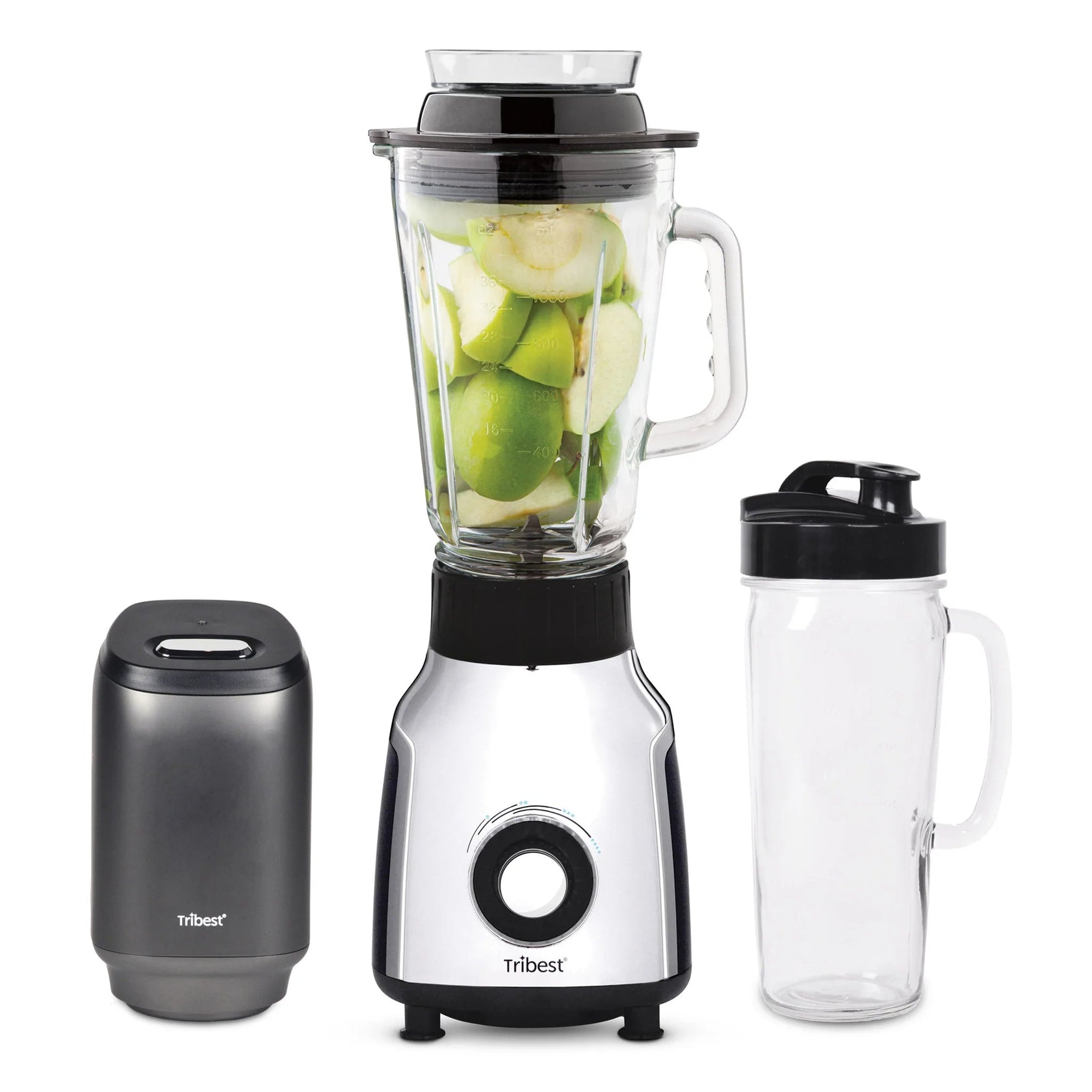 Tribest ® Glass Personal Vacuum Blender, PBG5001 - Juicerville